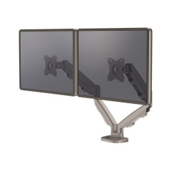 FELLOWES BRAS ARTICULE DOUBLE ECRAN EPPADUAL Silver jusqu’à 39 POUCES redeal.fr