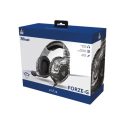 TRUST Casque gaming FORZE pour PS5/PS4 license officielle - Grey redeal.fr