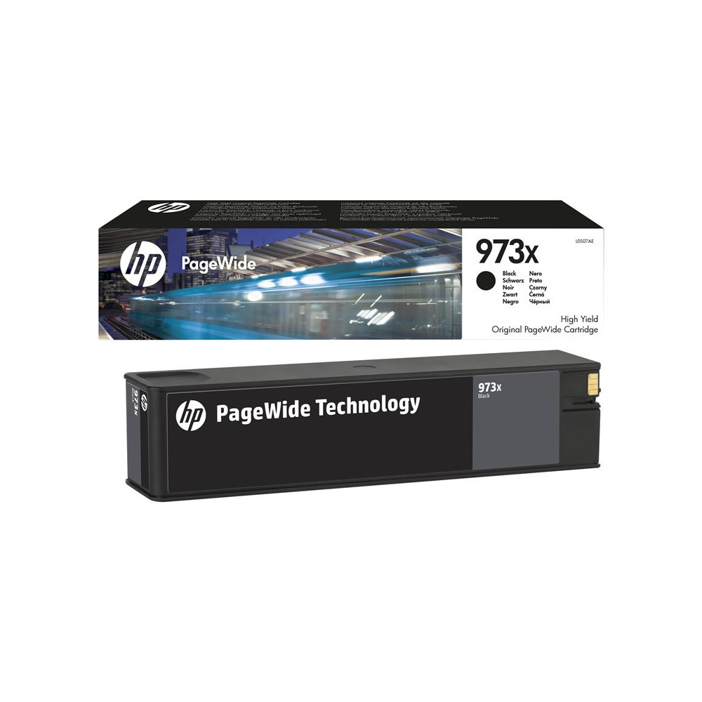 HP 973X original high yield black PageWide cartridge L0S07AE