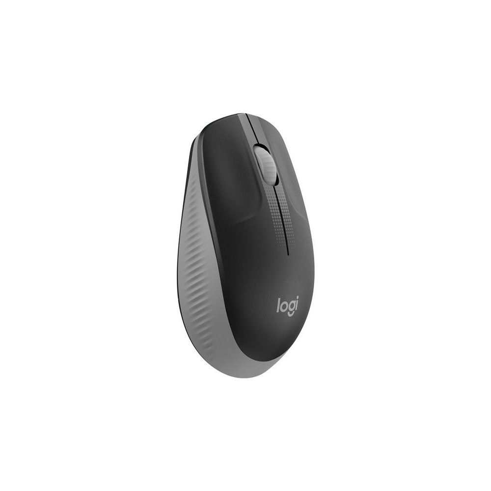 LOGITECH M190 Mouse optical 3 buttons wireless USB wireless receiver mid grey redeal.fr