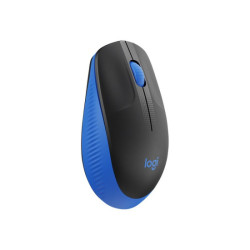 LOGITECH M190 Mouse optical 3 buttons wireless USB wireless receiver blue redeal.fr