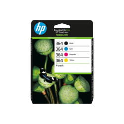 HP 364 original CMYK Ink cartridge N9J73AE 301 combo 4-Pack