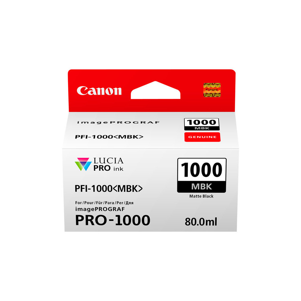 CANON PFI-1000 mat reservoir dencre noire