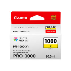CANON 2LB PFI-1000y Ink yellow standard capacity 80ml 1-pack iPF1000