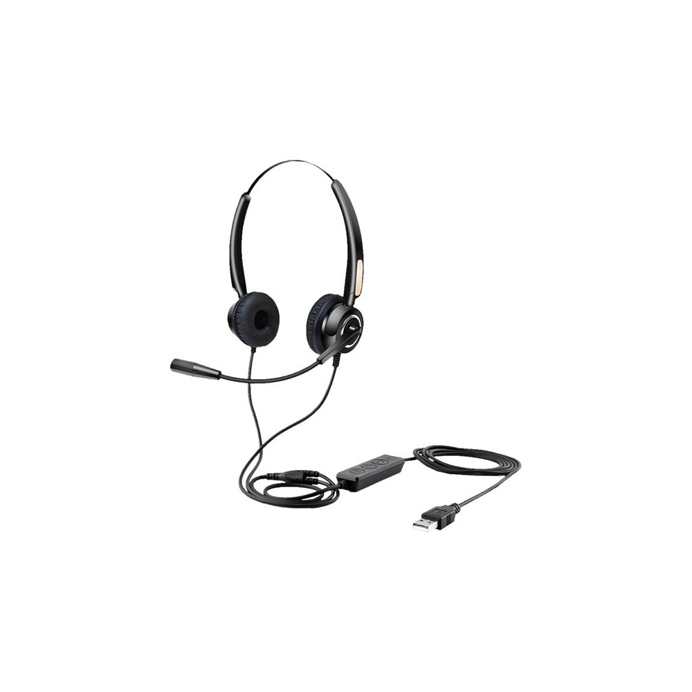 URBAN FACTORY Movee USB Headset With Remote Control redeal.fr