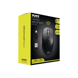 PORT DESIGNS Mouse Office Pro Silent Wireless - Black redeal.fr