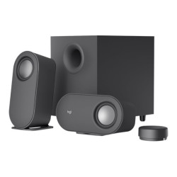 LOGITECH Z407 Android Edition speaker system for PC 2.1channel wireless Bluetooth USB 40 Watt Total graphite grey