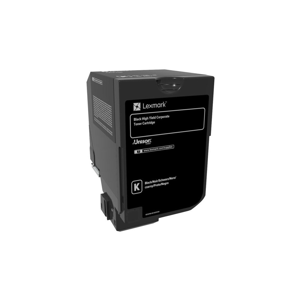 LEXMARK CS720 CS725 Cartouche de toner Corporate haute capacité Noire 20K