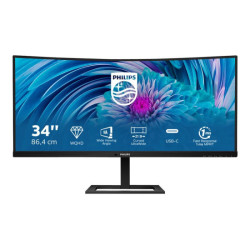 PHILIPS 346E2CUAE/00 34p Curved VA WLED 3440x1440 21:9 300cd/m2 4ms 100Hz HDMI DP1.2 redeal.fr