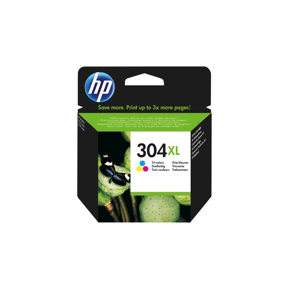 HP 304XL original Ink cartridge N9K07AE 301 Tri-Color Blister
