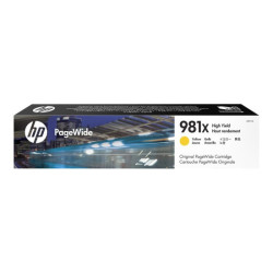 HP 981X original High Yield Yellow PageWide Cartridge L0R11A