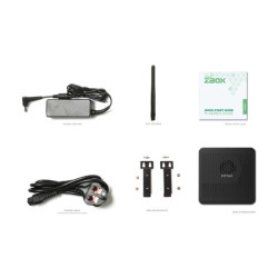ZOTAC ZBOX MI351 Barebone Intel N100 1xDDR5 SODIMM M.2 SSD SLOT GLAN WIFI BT DP/HDMI EU PLUG redeal.fr