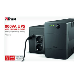 TRUST Onduleur PAXXON 800 VA avec 2 prises redeal.fr
