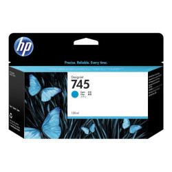 HP 745 original Ink cartridge F9J97A Cyan 130 ml