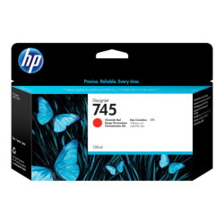 HP 745 original Ink cartridge F9K00A Chromatic Red 130 ml