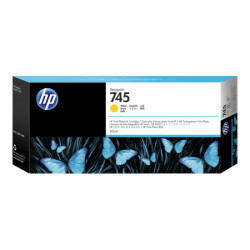 HP 745 original Ink cartridge F9K02A Yellow 300 ml