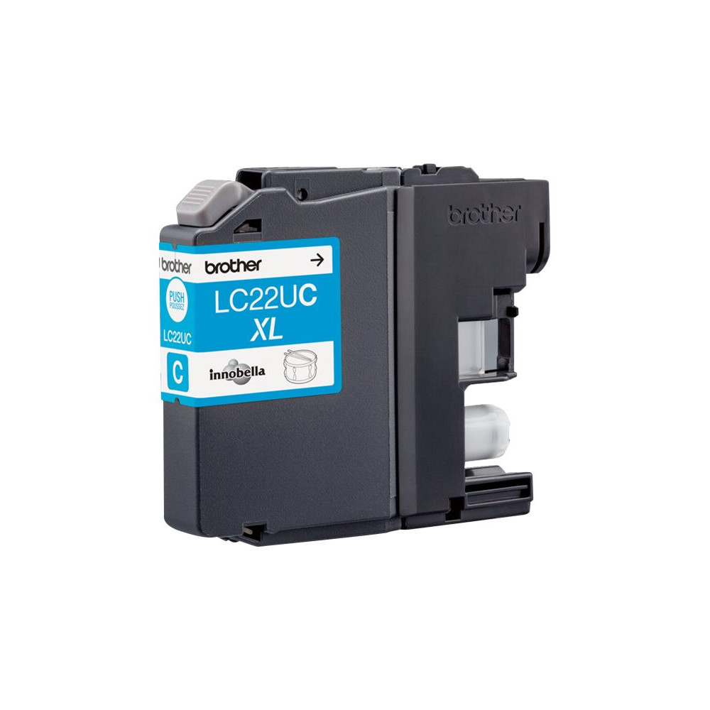 BROTHER LC22UC Cartouche de encre Cyan, 1200 pages pour DCP-J785DW et MFC-J985DW