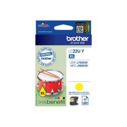 BROTHER LC22UY Cartouche de encre Jaune 1200 pages pour DCP-J785DW et MFC-J985DW