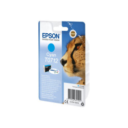 EPSON 1LB T0712 ink cartridge cyan standard capacity 5.5ml 1-pack blister without alarm