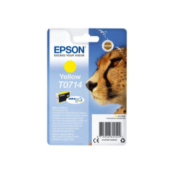 EPSON 1LB T0714 ink cartridge yellow standard capacity 5.5ml 1-pack blister without alarm