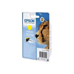 EPSON 1LB T0714 ink cartridge yellow standard capacity 5.5ml 1-pack blister without alarm