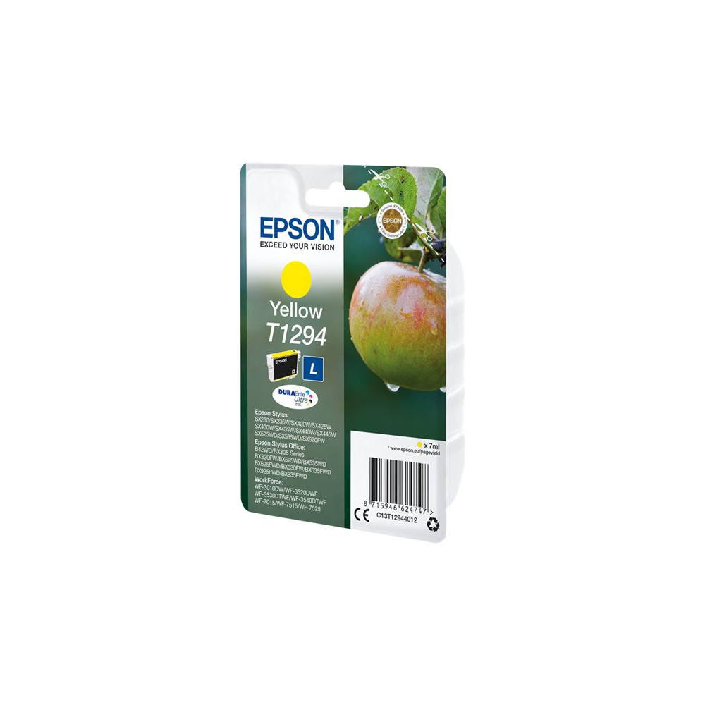 EPSON 1LB T1294 ink cartridge yellow high capacity 7ml 1-pack blister without alarm