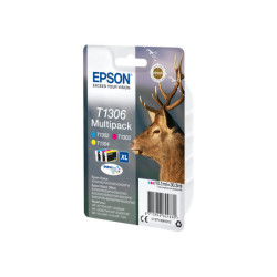 EPSON 1LB T1306 ink cartridge tri-colour extra high capacity 3 x 10.1ml 3-pack RF-AM blister DURABrite Ultra Ink w/s