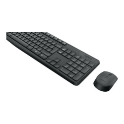 LOGITECH MK235 Wireless Keyboard&Mouse GREY Clavier QWERTY (US) redeal.fr