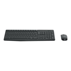 LOGITECH MK235 Wireless Keyboard&Mouse GREY Clavier QWERTY (US) redeal.fr