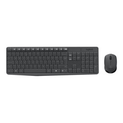 LOGITECH MK235 Wireless Keyboard&Mouse GREY Clavier QWERTY (US) redeal.fr
