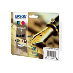 EPSON 2LB 16 ink cartridge black and tri-colour standard capacity 14.7ml 1-pack blister without alarm