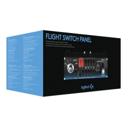 LOGITECH Flight Switch Panel Flight simulator instrument panel wired for PC redeal.fr