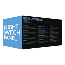 LOGITECH Flight Switch Panel Flight simulator instrument panel wired for PC redeal.fr