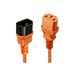 LINDY 2m IEC Extension Lead Orange redeal.fr