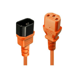 LINDY 2m IEC Extension Lead Orange redeal.fr