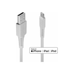 LINDY 0.5m USB to Lightning Cable white Charge and sync Cable for iPhone iPad & iPod redeal.fr