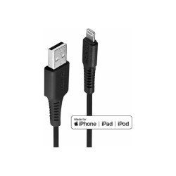 LINDY 1m USB to Lightning Cable black Charge and sync Cable for iPhone iPad & iPod redeal.fr