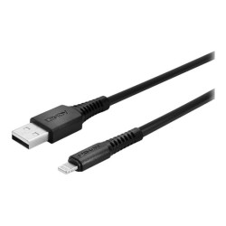 LINDY 3m USB to Lightning Cable black Charge and sync Cable for iPhone iPad & iPod redeal.fr