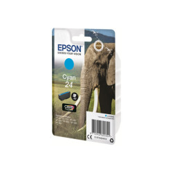 EPSON 1LB 24 ink cartridge cyan standard capacity 4.6ml 360 pages 1-pack RF-AM blister w/s