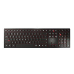CHERRY KC 6000 Slim Corded Keyboard - USB - BLACK - US-Englisch with EURO Symbol (US) redeal.fr