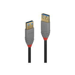 LINDY 2m USB 3.0 Type A extension cable A male / female Anthra Line redeal.fr