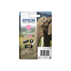 EPSON 1LB 24XL ink cartridge light magenta high capacity 9.8ml 740 pages 1-pack blister without alarm