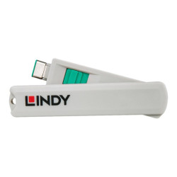 LINDY Verrou de port USB type C vert 4pcs redeal.fr