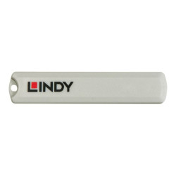 LINDY USB Type C Port Blocker Key - Pack of 4 Blockers White redeal.fr