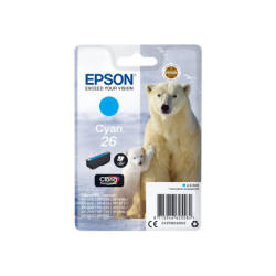 EPSON 1LB 26 ink cartridge cyan standard capacity 4.5ml 300 pages 1-pack blister without alarm