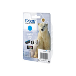 EPSON 1LB 26 ink cartridge cyan standard capacity 4.5ml 300 pages 1-pack blister without alarm