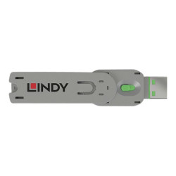 LINDY Clé pour bloqueur de port USB type A vert redeal.fr
