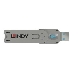 LINDY Clé pour bloqueur de port USB type A bleu redeal.fr