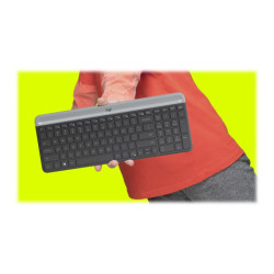 LOGITECH Slim Wireless Keyboard and Mouse Combo MK470 - GRAPHITE - FRA - CENTRAL redeal.fr