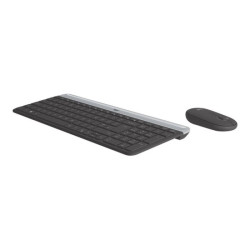 LOGITECH Slim Wireless Keyboard and Mouse Combo MK470 - GRAPHITE - FRA - CENTRAL redeal.fr